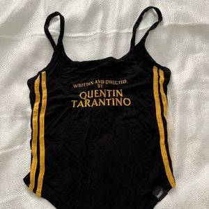 O-mighty written and directed by Quentin Tarantino bodysuit